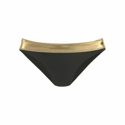 Lascana Schwimmen<· Bikini-Hose schwarz-goldfarben