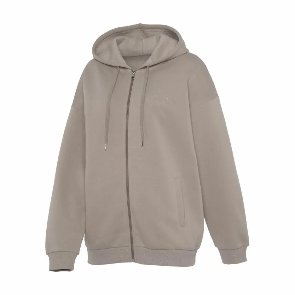 Lascana Pullover & Sweats<· Kapuzensweatjacke taupe