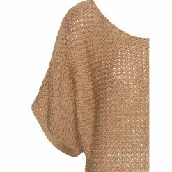 Lascana Pullover & Sweats<· Kurzarmpullover camelfarben