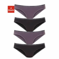 Lascana Unterwäsche<· Slip schwarz - anthrazit