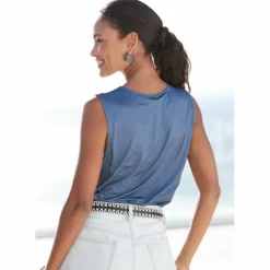 Lascana Tops & Tanks<· Tanktop dunkelblau