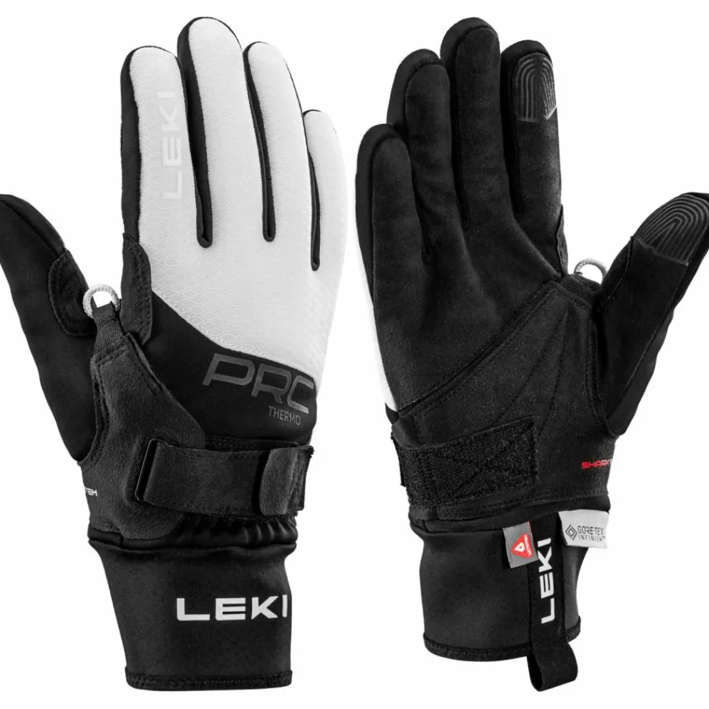 LEKI Skilanglauf<· GORE-TEX PRC ThermoPlus Shark black-white