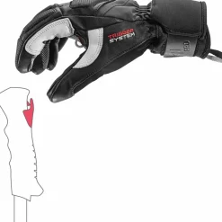 LEKI Ski|Skihandschuhe<· Griffin Pro 3D black-white