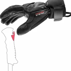 LEKI Ski|Skihandschuhe<· Hevon 3D black