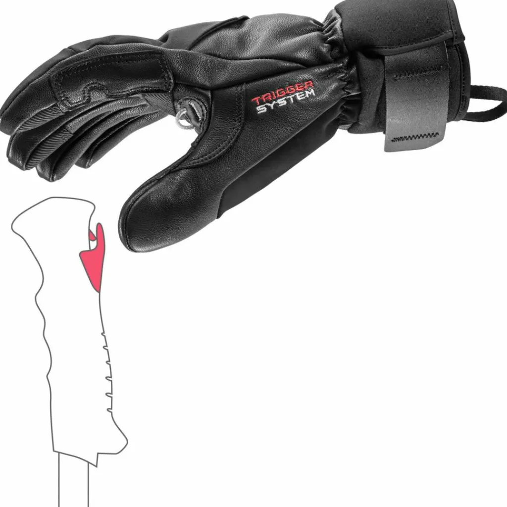 LEKI Ski|Skihandschuhe<· Hevon 3D black