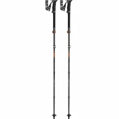LEKI Stöcke|Stöcke<· Makalu FX Carbon black-orange-naturalcarbon