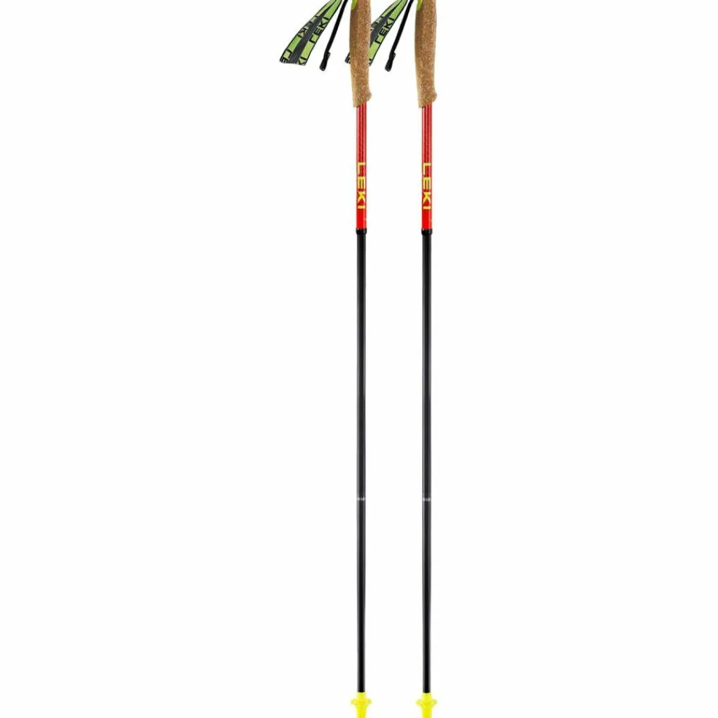 LEKI Stöcke<· NEOTRAIL PRO FX.ONE SUPERLITE naturalcarbon-bright red-neonpink