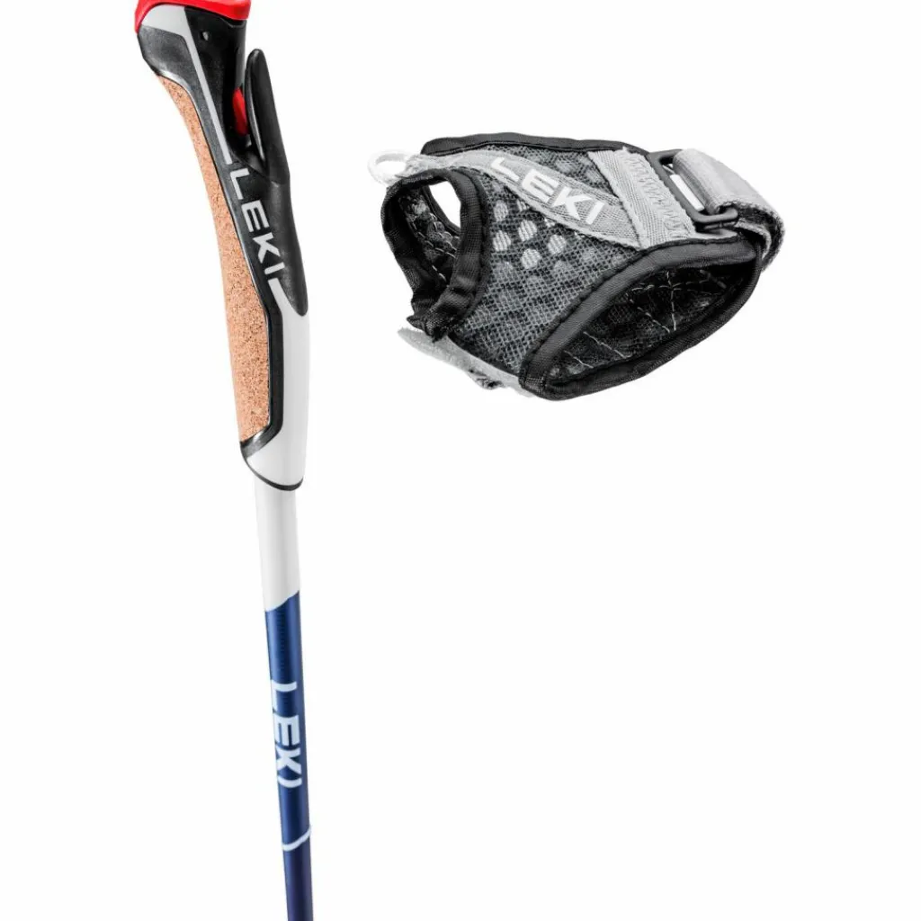 LEKI Nordic Walking|Stöcke<· Smart Pacer Lite midnightblue dark metallic-darkblue-white