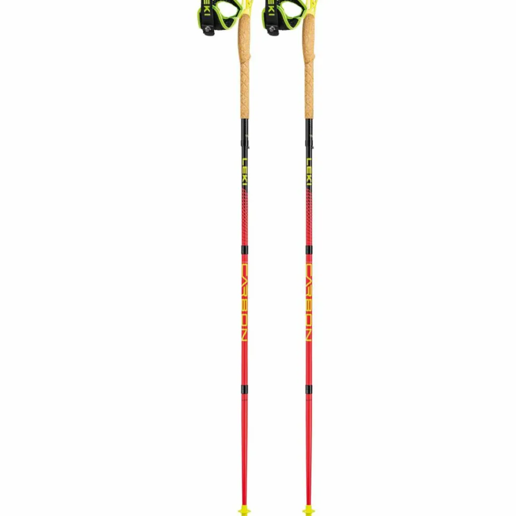 LEKI Stöcke|Stöcke<· Ultratrail FX.One bright red-black-neonyellow