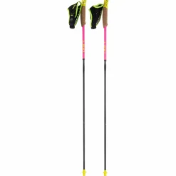 LEKI Wandern|Trailrunning<· Ultratrail FX.One Superlite neonpink-neonyellow-naturalcarbon