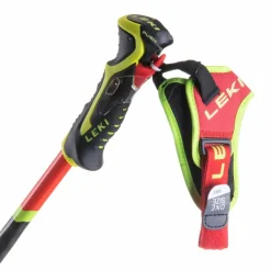 LEKI Ski|Ski<· WCR TBS SL 3D bright red-black-neon yellow