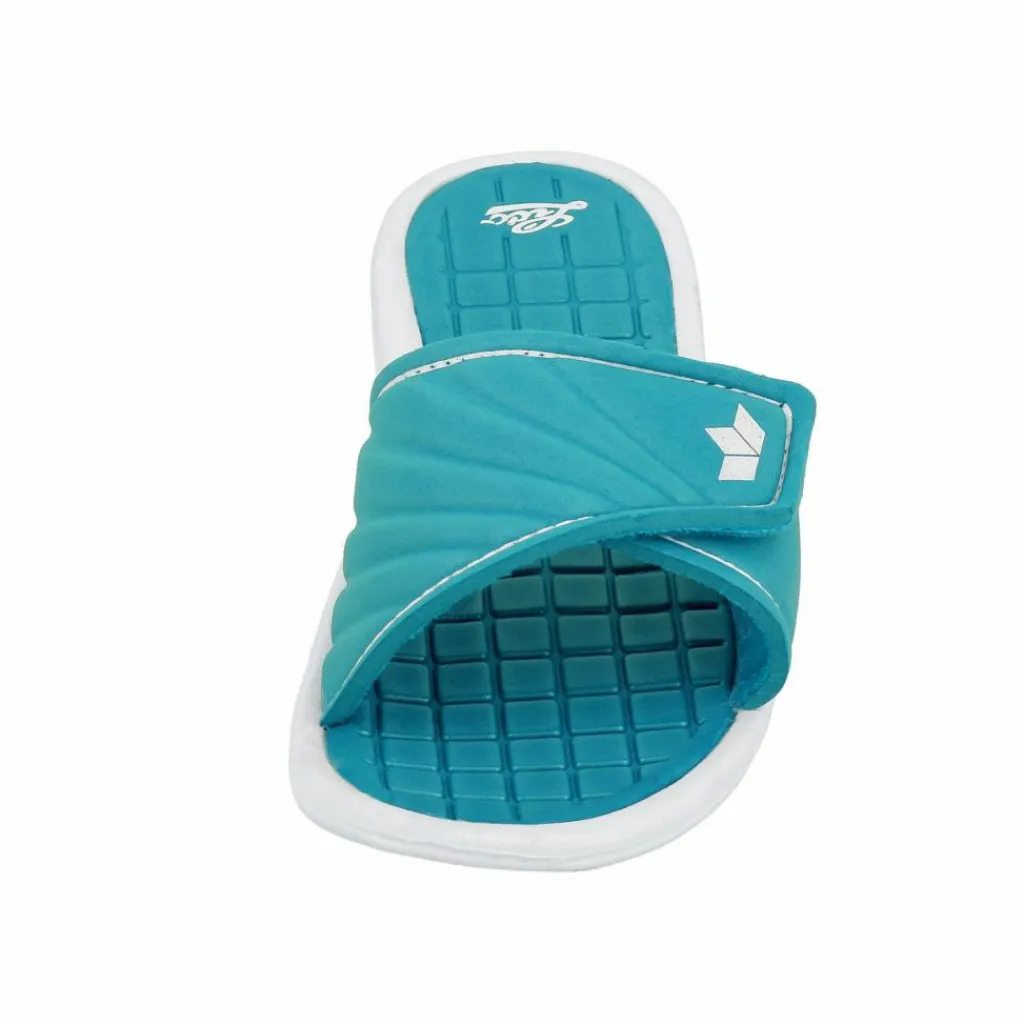 LICO Badeschuhe<· Badesandale türkis/weiss