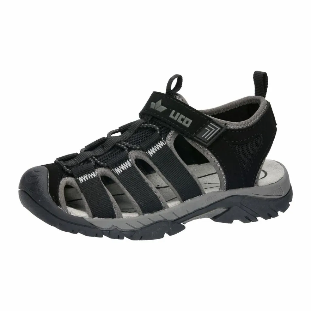 LICO Wanderschuhe<· Outdoorsandale schwarz/grau