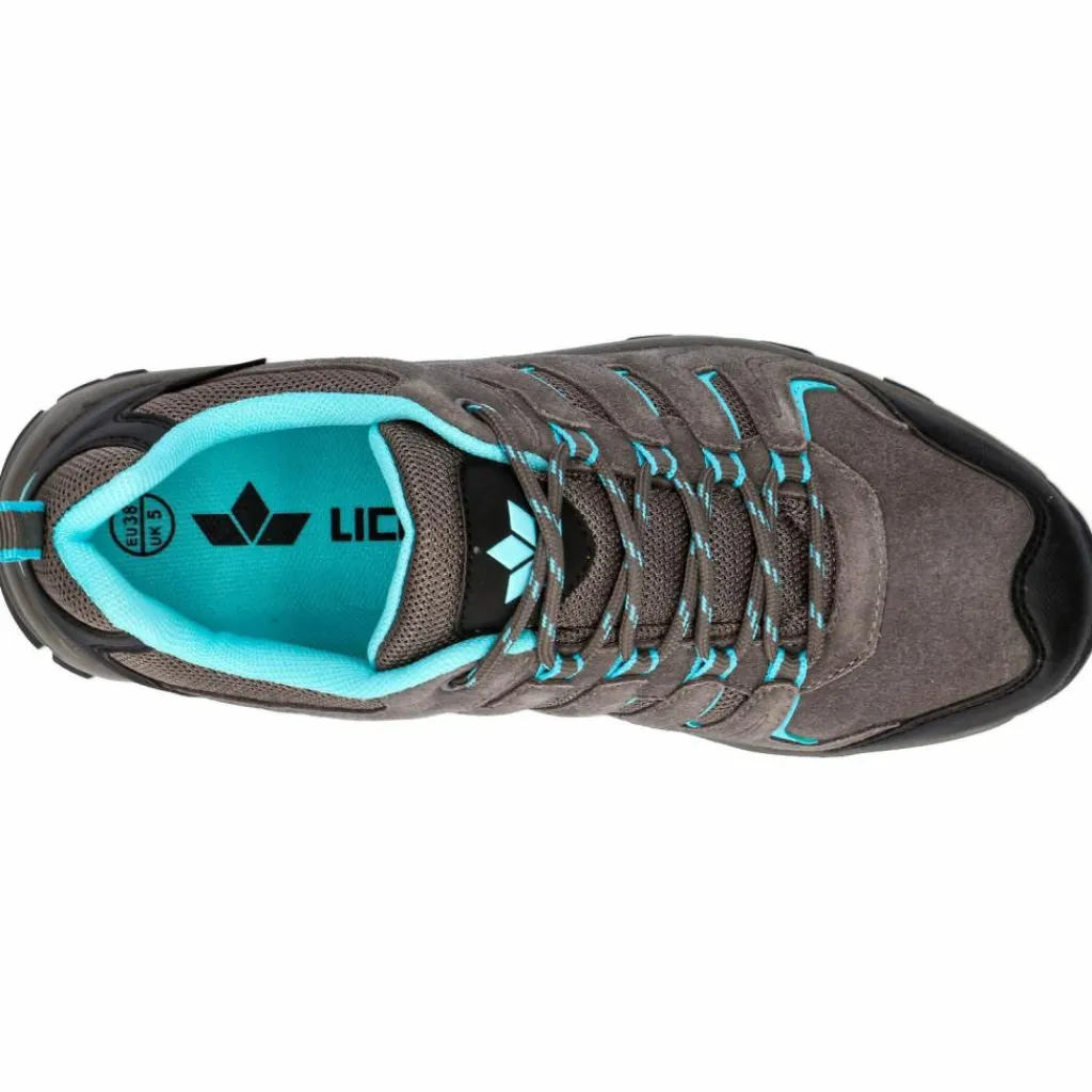 LICO Wanderschuhe|Multifunktionsschuhe<· Outdoorschuh grau/schwarz/türkis