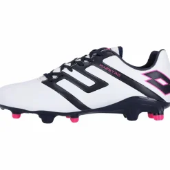 Lotto Fußballschuhe<· Maestro 1E6 All White / Navy Blue