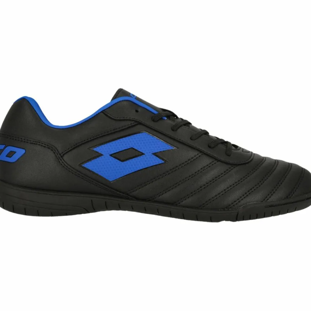 Lotto Fußballschuhe|Hallenschuhe<· Milano 700 2CA All Black/Pacific Blue