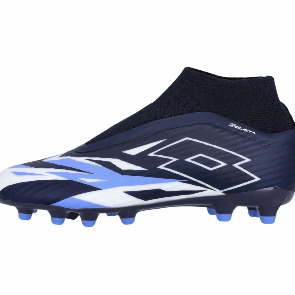 Lotto Fußballschuhe<· Solista 300 9Z4 Navy Blue / All White / Cornflower