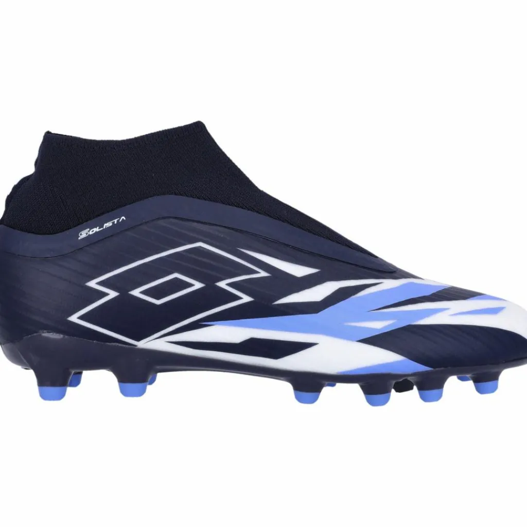 Lotto Fußballschuhe<· Solista 300 9Z4 Navy Blue / All White / Cornflower