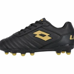 Lotto Fußball|Fußballschuhe<· Stadio 700 AGM JR 1UQ All Black/Light Platino