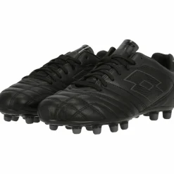 Lotto Fußballschuhe<· Stadio 300 III 2AF All Black/Asphalt