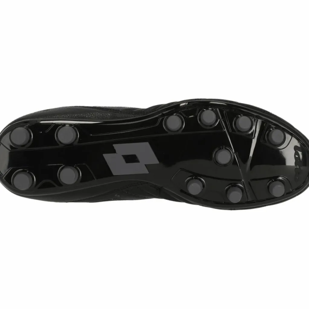 Lotto Fußballschuhe<· Stadio 300 III 2AF All Black/Asphalt