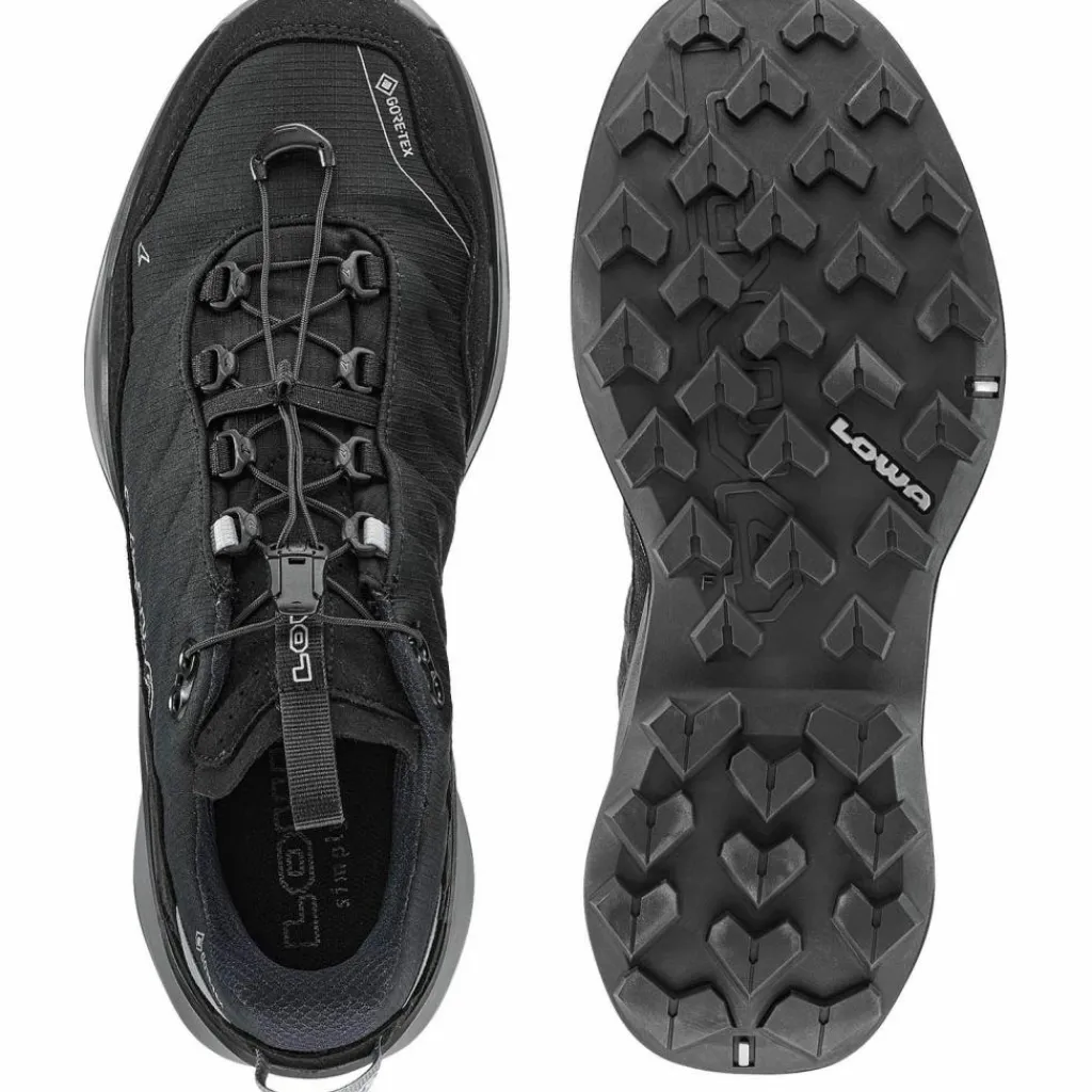Lowa Wandern|Multifunktionsschuhe<· GTX MADDOX PRO SL schwarz-grau
