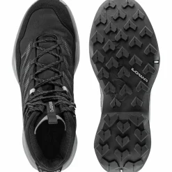 Lowa Wanderschuhe<· GTX MADDOX PRO MID schwarz-grau