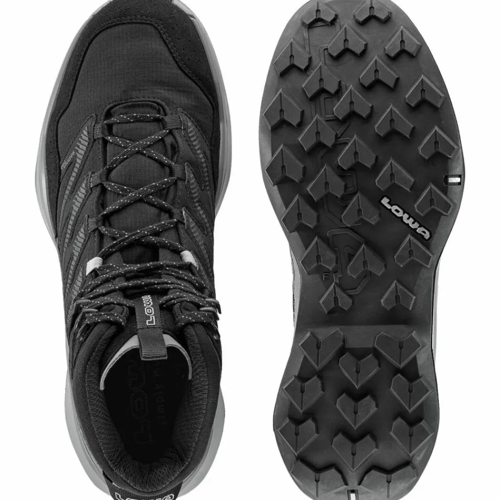 Lowa Wanderschuhe<· GTX MADDOX PRO MID schwarz-grau