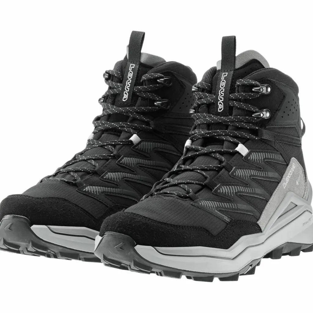 Lowa Wanderschuhe<· GTX MADDOX PRO MID schwarz-grau