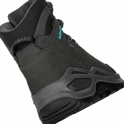 Lowa Wandern|Wandern<· GTX RENEGADE EVO MID WIDE asphalt-t&uuml;rkis