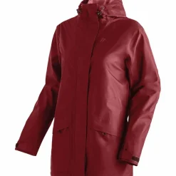 Maier Sports Regenjacken<· Brocken Long W Rot4541