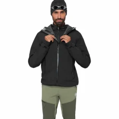Mammut Regenjacken<· Crag black
