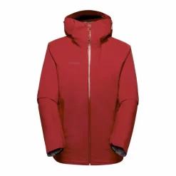 Mammut Skitouren|Trailrunning<· Ducan HS Hooded dark mammut red
