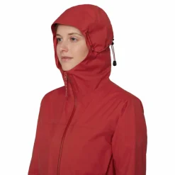 Mammut Skitouren|Trailrunning<· Ducan HS Hooded dark mammut red