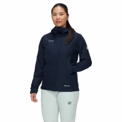 Mammut Skitouren|Trailrunning<· GORE-TEX Treeline Light HS Hooded marine