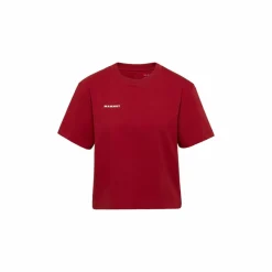Mammut Skitouren|Snowboarding<· Cropped Mini Logo dark mammut red