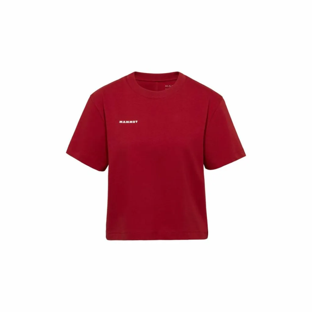 Mammut Skitouren|Snowboarding<· Cropped Mini Logo dark mammut red