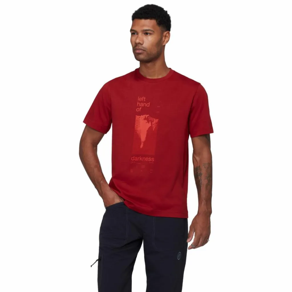 Mammut Klettern<· Hand dark mammut red