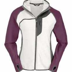 Maul Sport Fleecejacken<· Chiemgau II mit Kapuze Wei&szlig;
