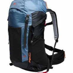 McKinley Trekkingrucksäcke|Wanderrucksäcke<· EDDA I VT 38 VARIO blue dark-orange-cha