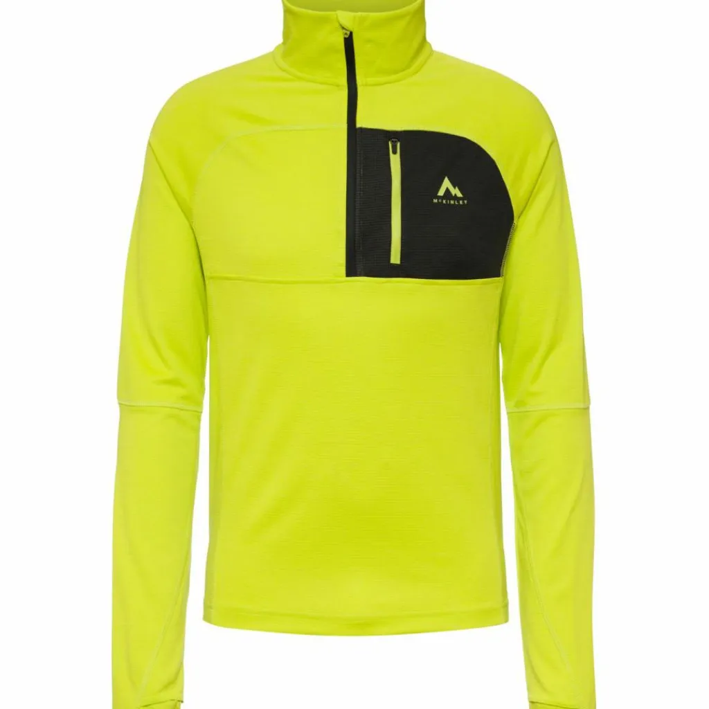 McKinley Shirts<· Tampo II melange-green lime