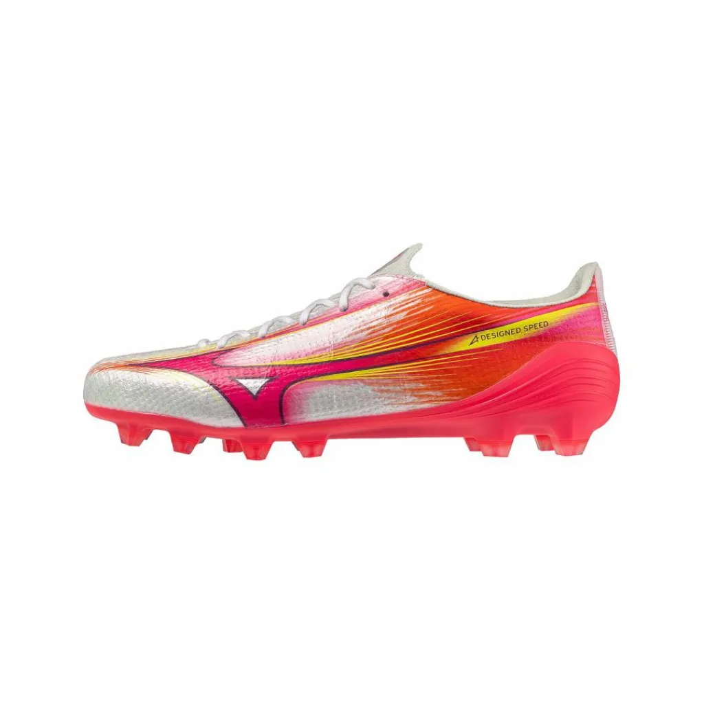 Mizuno Fußballschuhe<· Alpha III Elite FG weisslila