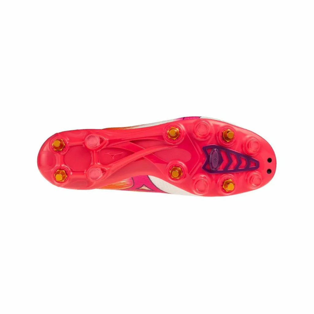 Mizuno Fußballschuhe<· Alpha III Japan SG weisslila