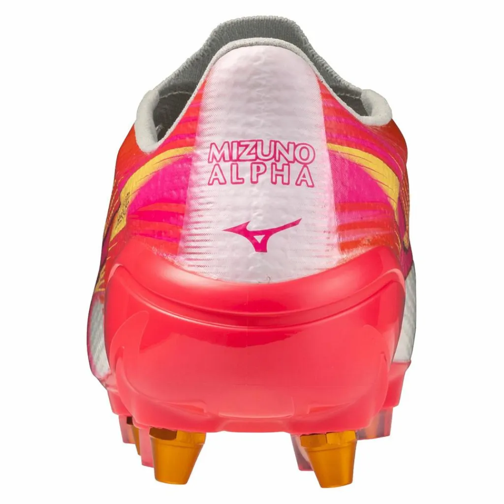 Mizuno Fußballschuhe<· Alpha III Japan SG weisslila