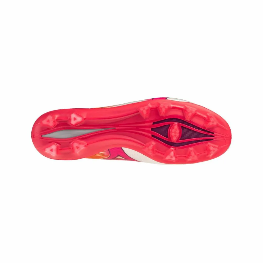 Mizuno Fußballschuhe|Fußballschuhe<· Alpha III Japan FG Blazing Flair Weiß weisslila