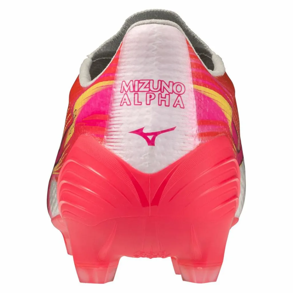Mizuno Fußballschuhe|Fußballschuhe<· Alpha III Japan FG Blazing Flair Weiß weisslila