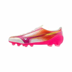 Mizuno Fußballschuhe<· Alpha III Pro FG weisslila