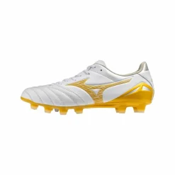 Mizuno Fußballschuhe|Fußballschuhe<· Morelia Neo IV Pro FG Blazing Flair Weiß weissgold