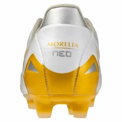 Mizuno Fußballschuhe|Fußballschuhe<· Morelia Neo IV Pro FG Blazing Flair Weiß weissgold