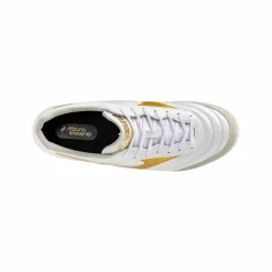 Mizuno Fußballschuhe|Hallenschuhe<· Morelia Sala Elite IN Bright Weiß weissgold